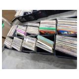 Approx. 541 Vinyl Records in 10 Milk Crates