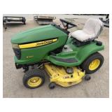 John Deere X320 Riding Mower, Hydro, Runs & Mows