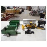 3-Hay Wagons, Livestock Semi Trailer, 916 Caterpil