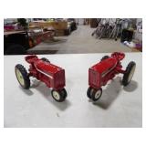 2-ERTL IH 1/16 Scale Die Cast Tractors
