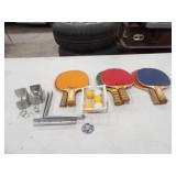 3 Pairs of Table Tennis Paddles, &