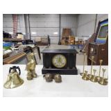 Ingraham Co. Mantel Clock, 14.75inWx10inT,