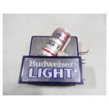 Budweiser Light Mini Sign (Cord Cut) 7.5inWx8inT