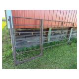 12ft. L Panel w/40in. Walk Through Gate,Needs Work