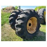 2-18.4-26 Tires on 8 Hole Rims w/8in. Bands