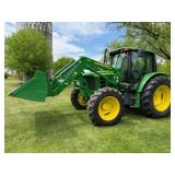 2010 John Deere 6430 MFWD, CAH, Diesel, w/JD 563