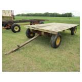 8ft. x 12ft. Wood Hay Rack on MN HD Rugged 8