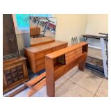 6 Drawer Dresser w/Mirror,Head Board,Foot Board,