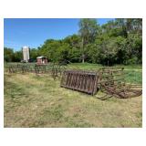6-Misc. Bale Rings, 6-Panels 4-7ft.x36 & 2-92inx44