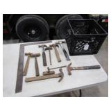 9-Hammers, 1-Small Sledge Head, 1-Square
