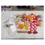 Assorted Stick On Reflectors & Trailer Plugs