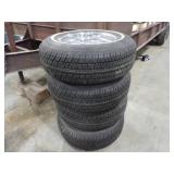 4-205/70R14 Tires on 5 Hole Rims