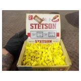 Stetson Cigar Box w/Yellow Wire Connectors