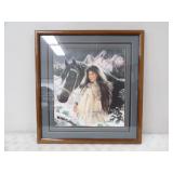 Evening Snow by Maija, Signed, 32.5inWx34.5inT
