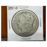 1891-O Silver Morgan Dollar