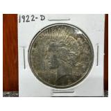 1922-D Silver Peace Dollar
