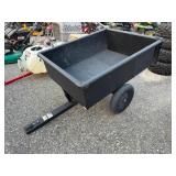 30inx30inx12in. Lawn Dump Trailer, Flat Free Tires