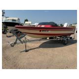 1981 Lund 16ft Boat w/Dilly Single Axle Trailer,