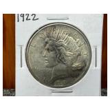 1922 Silver Peace Dollar