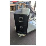 HON 2 Drawer Metal File Cabinet 26.5inTx15inWx29in