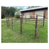 14ftx8ftx5ftT Calf/Goat Steel Pen w/3ft Gate