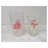 Coors Banquet Glass Pitcher, &