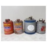 2-1gal. Delphos Galvanized Oil Cans, &