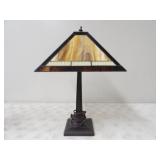 Stained Glass Lamp, 22in Tall, 120v