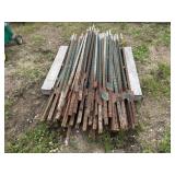 Approx.62 Fence Posts 6ft-6.5ft Lengths