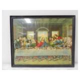 "The Last Supper" print by R.Tesar, 20.75inWx17inT