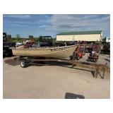 1973 Montgomery Ward Sea King 12ft Boat w/