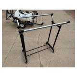 Hanging Clothes Rack, Adjustable Height w/Wheels