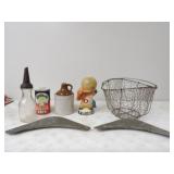 2-Larson Watercraft Corner Braces, Potato Basket,&