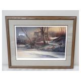 Winter by Terry Redlin, Signed 152/960,