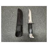 Buck 119 Knife w/Leather Sheath