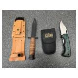 Old Timer Chrade 470T 3.5in.Folding Knife w/Sheath