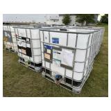 2-250 Gal. Poly Totes w/Cages