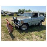 1966 IH Scout 4x4 4 Cyl. Manual,78in. Western Plow
