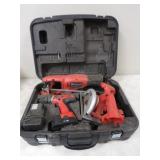 Toolshop 18V Cordless Tools w/Charger & Hard Case,