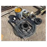 4 Rolls of Wire on Spools ft. in pics, Misc Wire,
