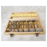15pc. Forstner Set in Wood Case