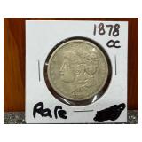 1878-CC Silver Morgan Dollar