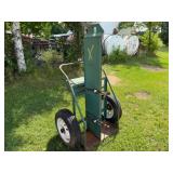 Tank Cart, Holds 2 Tanks, On Wheels