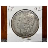 1892 Silver Morgan Dollar