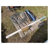 3 Bag Chairs, Misc Ice Rods, Door Trim, Ammo Box,