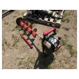 Eskimo Z51 51cc Gas Ice Auger 8in. Viper Eng. 18in