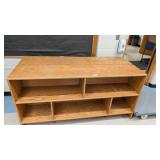 2 Shelf 3 Dividers Wood Shelf 72inWx36inTx15.5inD