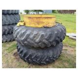2-18.4-42 Tires on John Deere 12in Rims w/