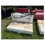 UWS L Fuel Tank,12v 15GPM Pump, 25ft Hose w/Nozzle