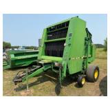 John Deere 535 Round Baler, 1000 PTO, Net & Twine